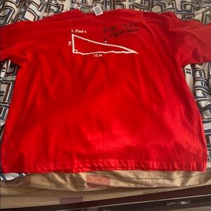 Red Math joke shirt